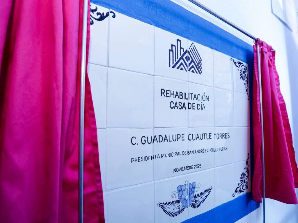 Entregan rehabilitacion de la Estancia de Dia en San Andres Cholula 3