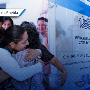 Entregan rehabilitación de la Estancia de Día en San Andrés Cholula