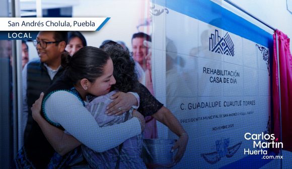 Entregan rehabilitación de la Estancia de Día en San Andrés Cholula