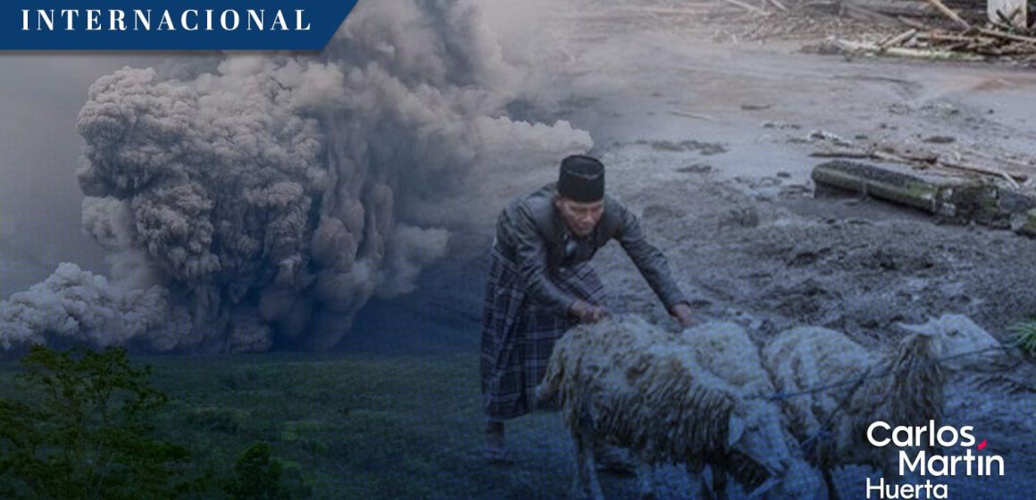 Evacúan a más de mil personas en Indonesia tras erupción del volcán Semeru
