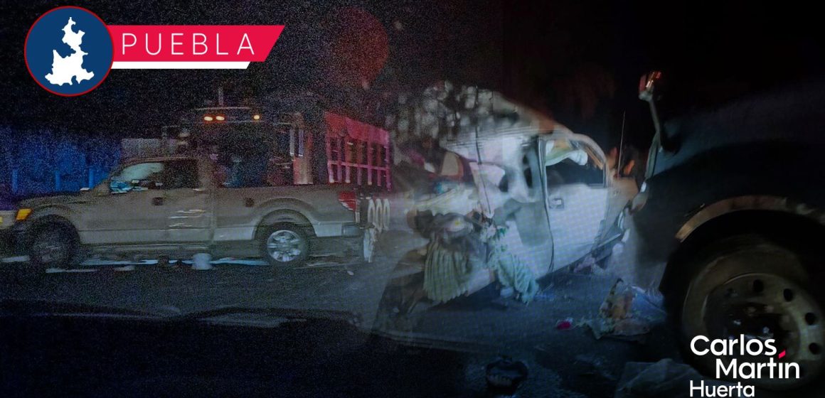 Familia de comerciantes muere tras accidentarse en la autopista Amozoc-Perote; huían de delincuentes