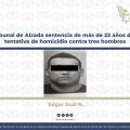 Se confirma sentencia de más de 23 años de prisión por tentativa de homicidio contra tres hombres