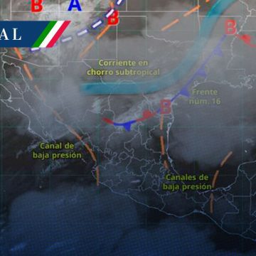 Frente frío 16 se mantiene activo en la Mesa del Norte y zonas serranas del país