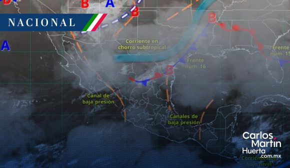 Frente frío 16 se mantiene activo en la Mesa del Norte y zonas serranas del país
