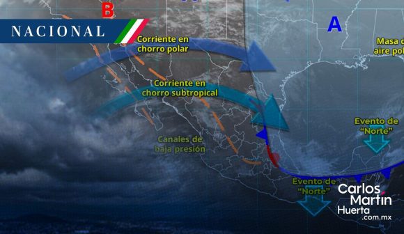 Frente frío 16 y masa de aire polar azotan el sureste con lluvias intensas