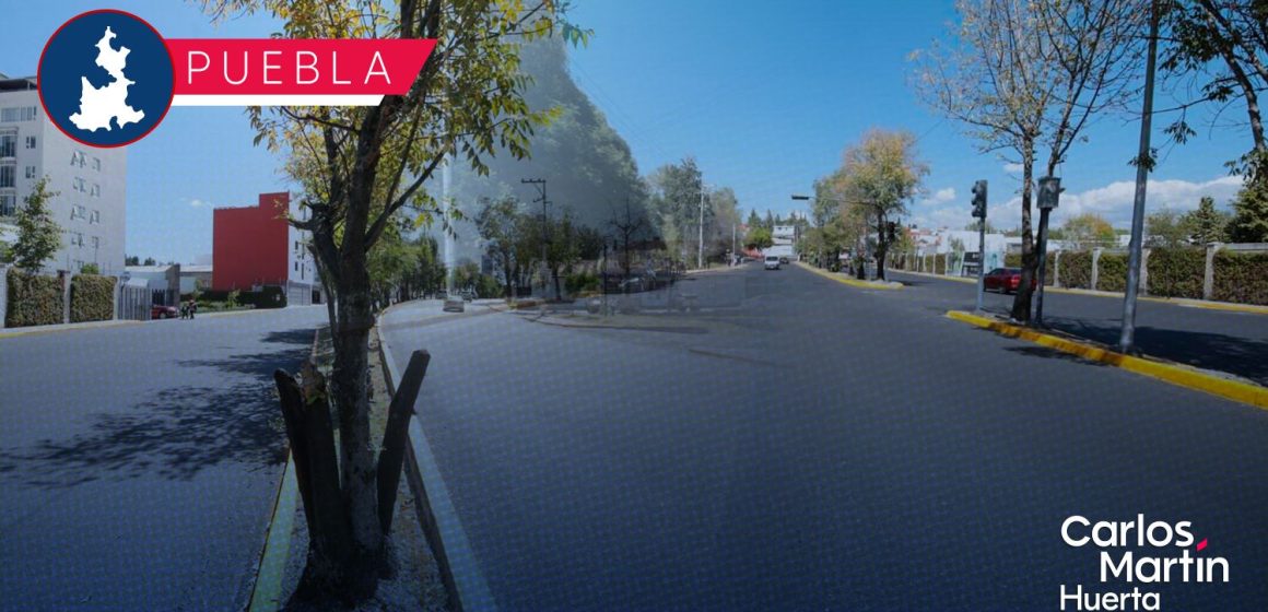 Gobierno de Puebla transforma movilidad con rehabilitación vial en tiempo récord