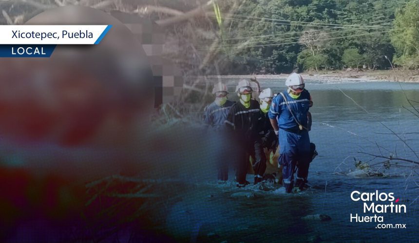 Hallan cuerpo atorado en río San Marcos, en Xicotepec; estaba en avanzado estado de descomposición
