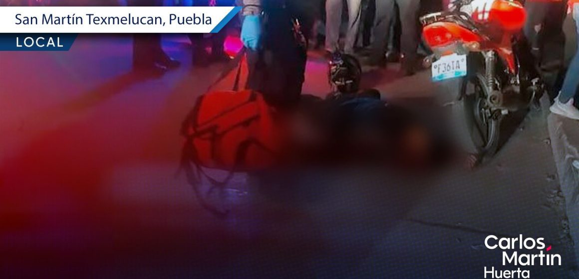 Asesinan a balazos a motociclista en San Martín Texmelucan