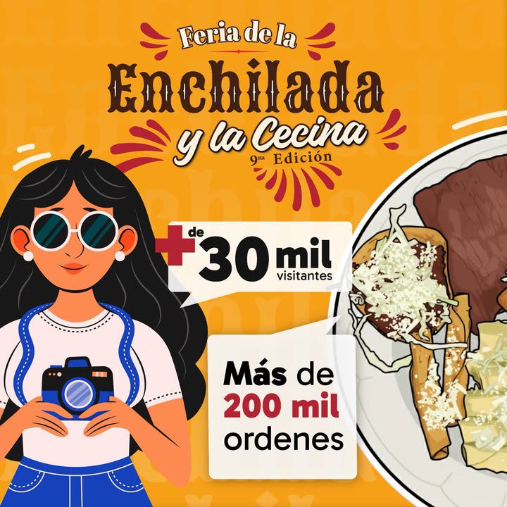 Huauchinango alista su Feria de la Enchilada y la Cecina 2025