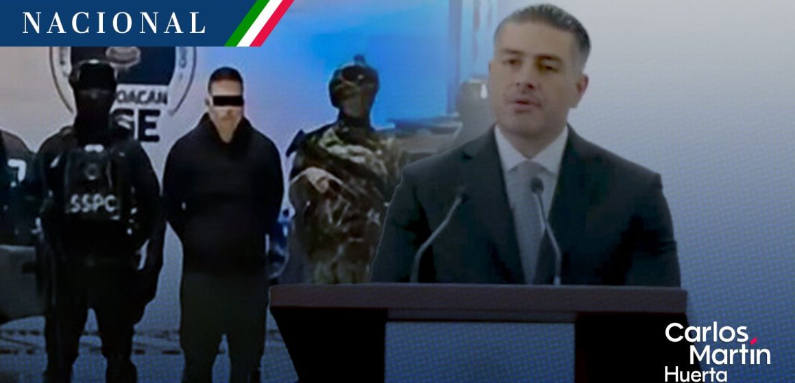 Detienen a presunto autor intelectual del asesinato de Carlos Manzo