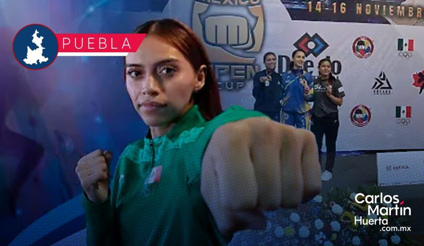 La poblana Yuriko Cortés conquista el Open Cut Karate México 2025