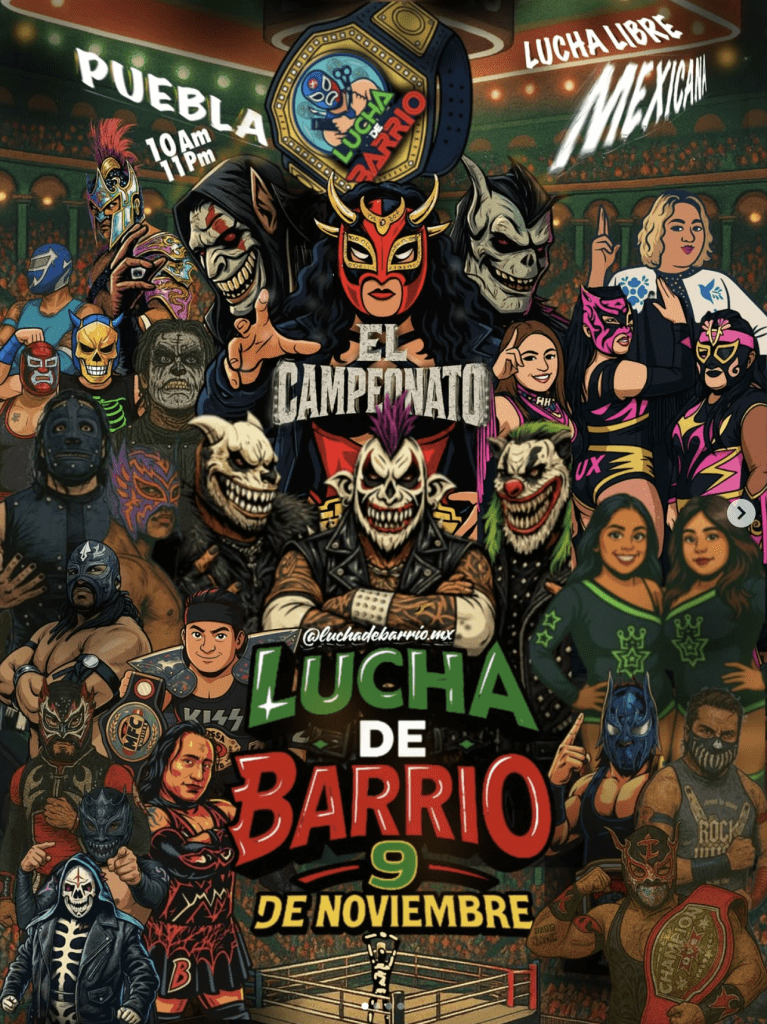 La segunda edición de Lucha de Barrio llega al Centro Expositor de Puebla 2 La segunda edicion de Lucha de Barrio llega al Centro Expositor de Puebla 3