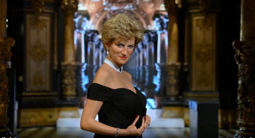 Lady Di inmortalizada con el icónico ‘vestido de la venganza’ en el museo de cera de París