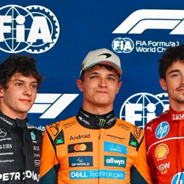 Lando Norris consigue la pole en Brasil; Red Bull eliminado en Q1