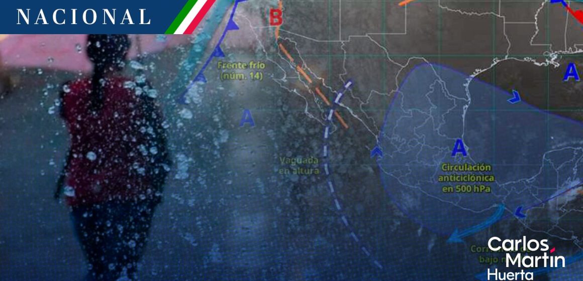 Clima: Alerta por lluvias en varios estados y nuevo frente frío
