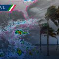 Tormenta y trombas marinas amenazan Quintana Roo; heladas persisten