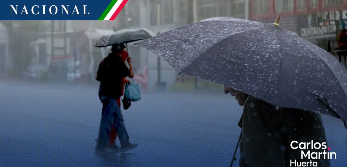 Lluvias - frío Lluvias intensas por el frente frío 16 y su masa de aire polar afecta cuatro estados