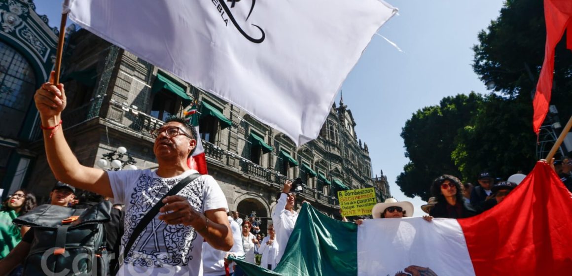 Marcha de la Generación Z Marcha de la Generación Z en Puebla exige la salida de Morena