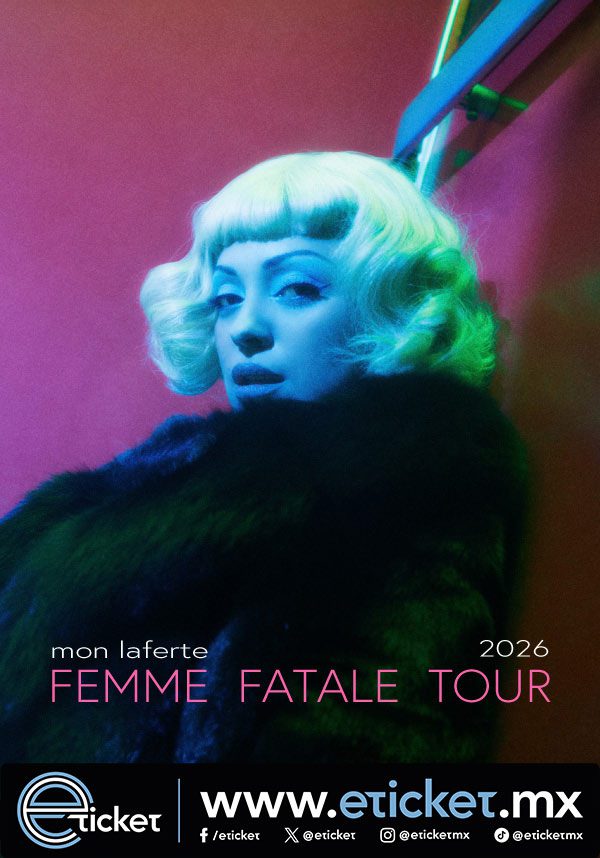 Mon Laferte regresa a Puebla en 2026 con su 'Femme Fatale Tour'