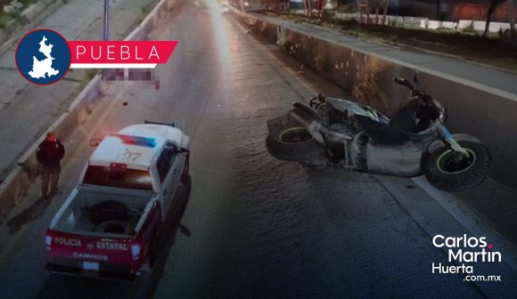 Motociclista muere tras derrapar y chocar en Periférico Ecológico