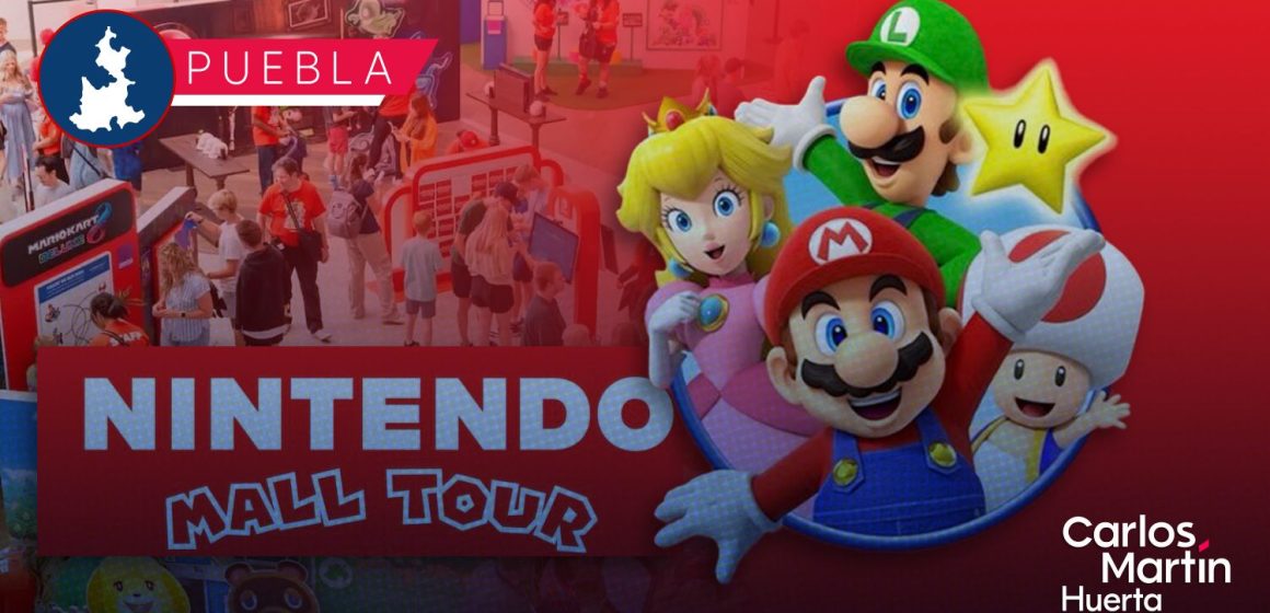 Nintendo Mall Tour llega a Puebla en diciembre