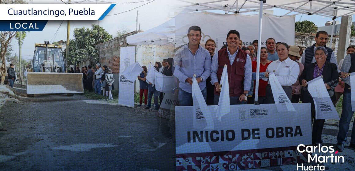 Portada Omar Muñoz impulsa infraestructura en Cuautlancingo; pavimentan calles en Sanctorum CMH Omar Muñoz impulsa infraestructura en Cuautlancingo; pavimentan calles en Sanctorum