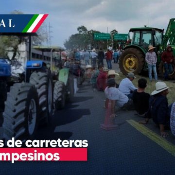 Campesinos y transportistas anuncian paro y bloqueos de carreteras para el lunes