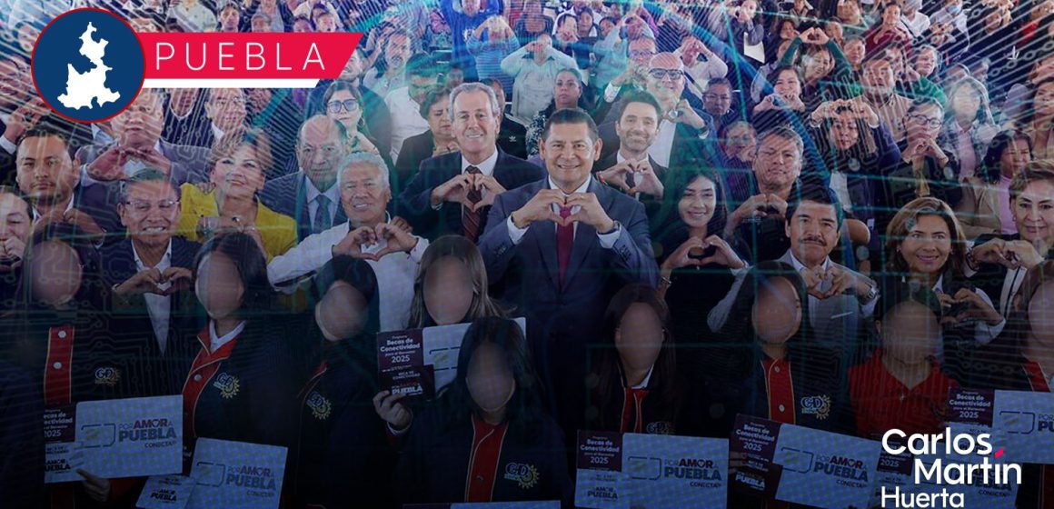 Puebla fortalece educación digital con 79 mil Becas de Conectividad en 2025