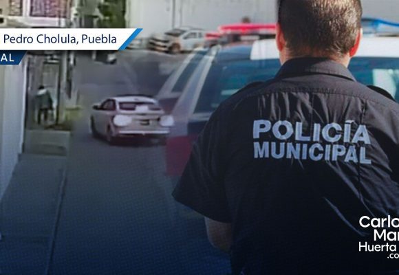 Portada Refuerzan seguridad en San Pedro Cholula tras video sobre presunto levantón en zona limítrofe CMH Refuerzan seguridad en San Pedro Cholula tras video sobre presunto levantón en zona limítrofe