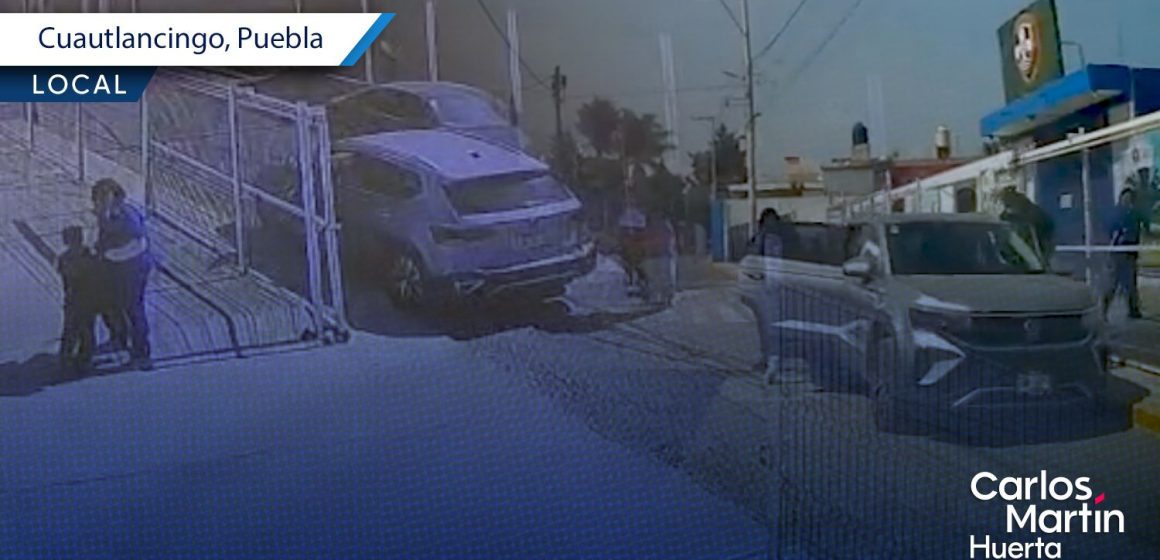 (VIDEO) Despojan a mujer de su camioneta afuera de escuela en Cuautlancingo