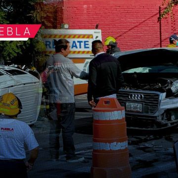 Ruta 11 termina volcada tras fuerte accidente en la colonia El Carmen; hay 7 heridos
