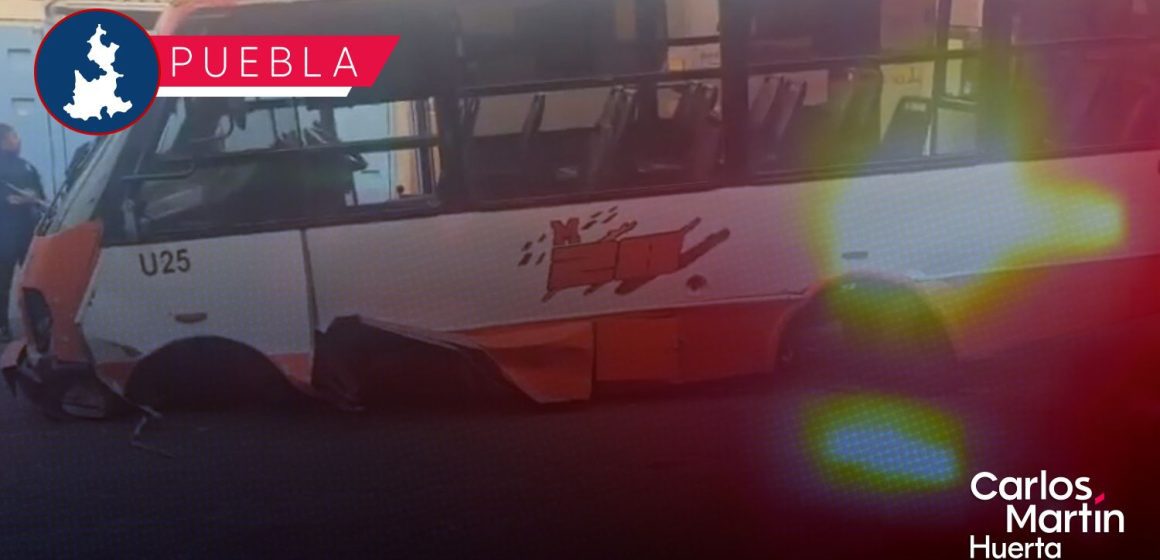 Portada Ruta M28 choca contra árboles en Camino a Morillotla; conductor huye y deja unidad atravesada CMH Ruta M28 choca contra árboles en Camino a Morillotla; conductor huye y deja unidad atravesada