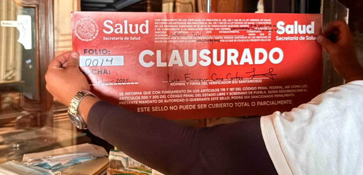 Clausuran de forma definitiva Clínica WM6 en Puebla por graves irregularidades sanitarias