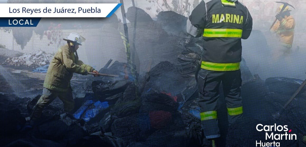 Se registran 2 incendios en Los Reyes de Juárez; ambos lograron ser controlados