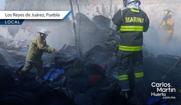 Se registran 2 incendios en Los Reyes de Juárez; ambos lograron ser controlados