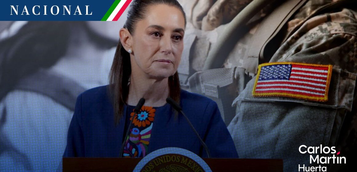 Sheinbaum reitera rechazo de apoyo militar ofrecido por Trump