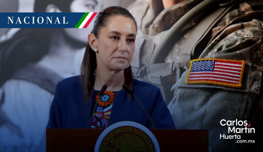 Sheinbaum reitera rechazo de apoyo militar ofrecido por Trump