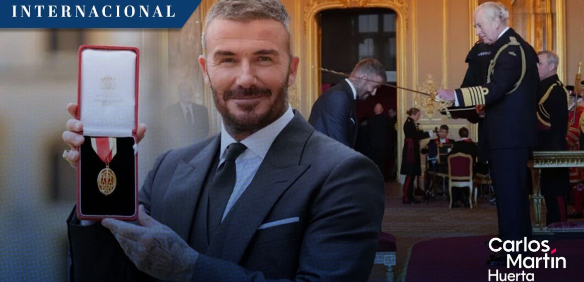 Sir David Beckham David Beckham es nombrado Caballero por el rey Carlos III