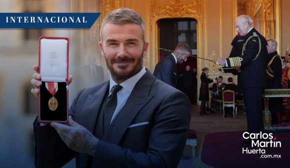 David Beckham es nombrado Caballero por el rey Carlos III