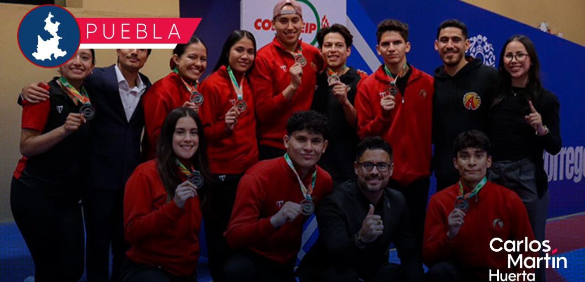 UPAEP brilla en el Nacional de Taekwondo con 9 medallas
