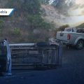 Choque y volcadura de patrulla y camioneta deja un muerto y varios lesionados en Tehuitzingo