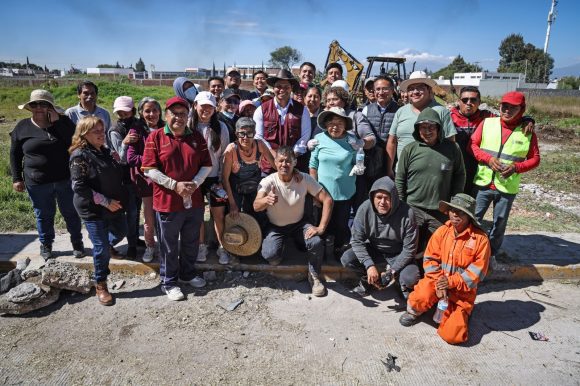 Limpieza comunitaria en Cuautlancingo