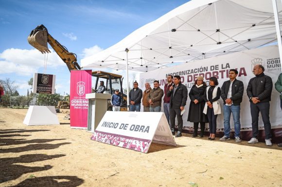 Omar Muñoz dignifica espacios deportivos de Cuautlancingo