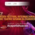 Impulsan en Atlixco el festival internacional de teatro Susana Alexander