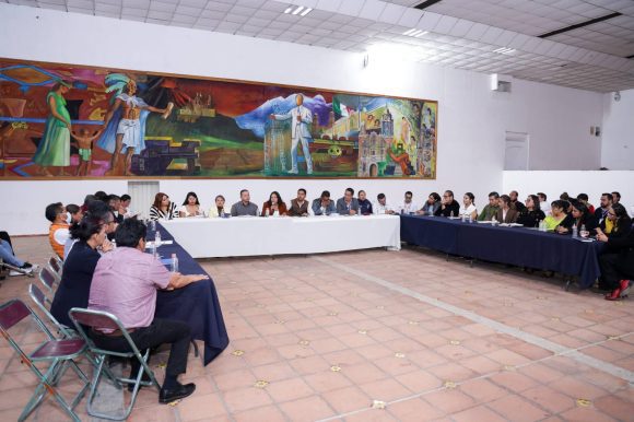 Fortalece Lupita Cuautle coordinación con autoridades auxiliares de San Andrés Cholula