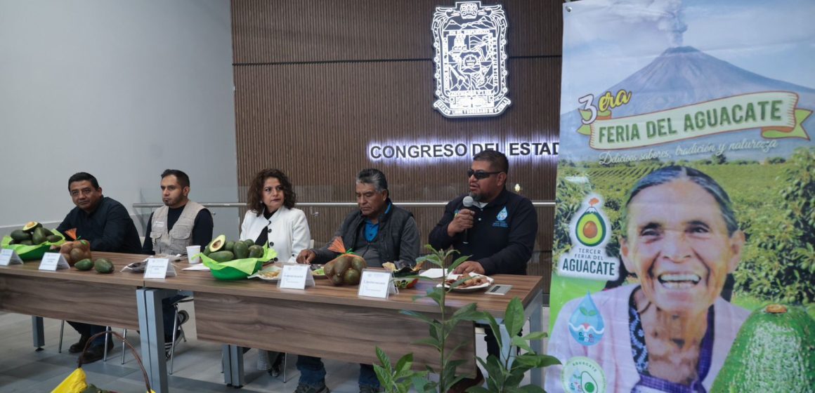 Promueven en el Congreso del Estado la Feria del Aguacate, a realizarse en Atlixco