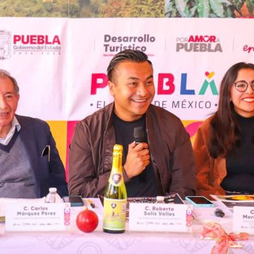 Presentan la Villa Navideña 2025 y la Feria de la Sidra en Huejotzingo