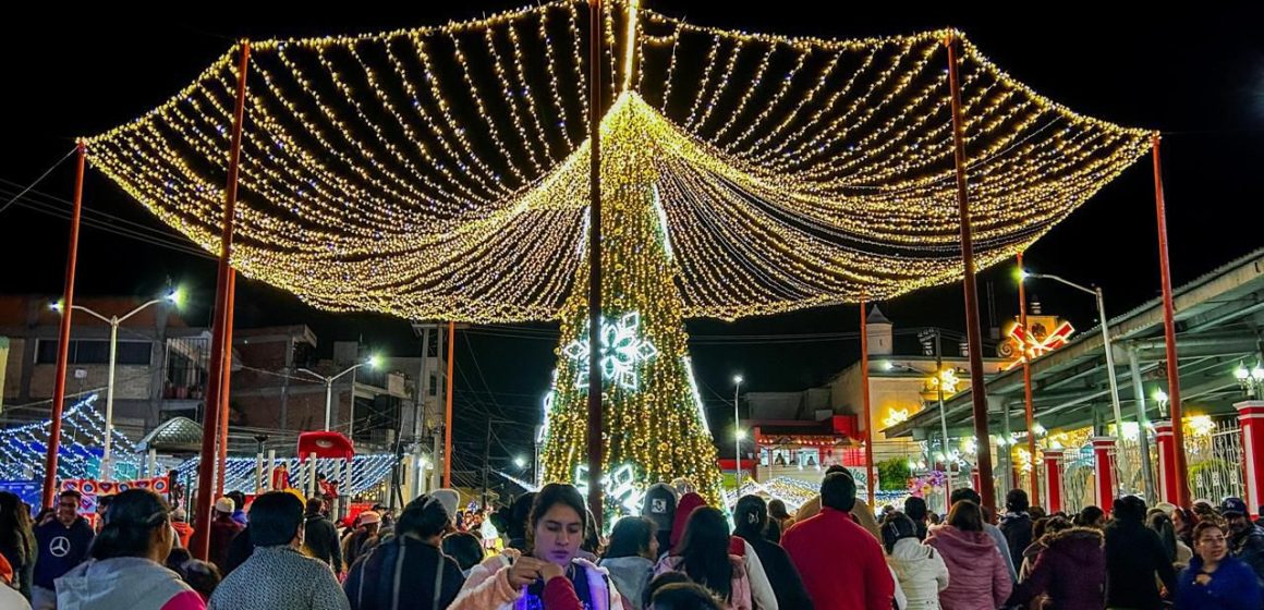 ¡Llega la magia! Inauguran la primera Villa Navideña de Xalmimilulco, Huejotzingo