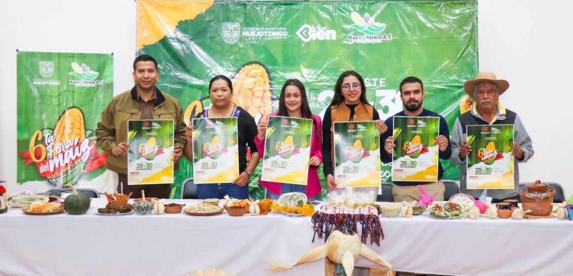 Huejotzingo celebra la 6ª Feria del Maíz; 29 y 30 de noviembre 2025