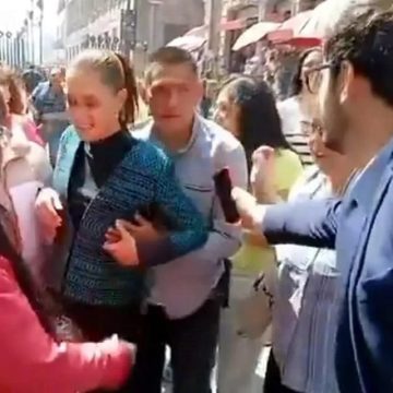 acoso-presidenta Claudia Sheinbaum, víctima de acoso durante recorrido en calles de la Ciudad de México
